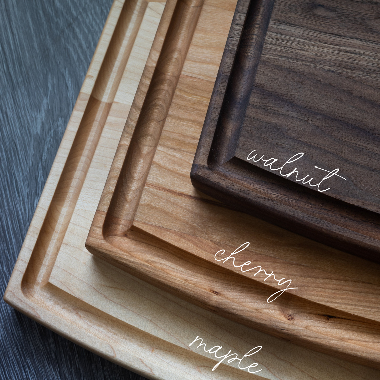 Arched Cutting Board With Juice Groove